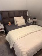 Boxspring met matras en opbergruimte, Ophalen, Gebruikt, Tweepersoons, 180 cm