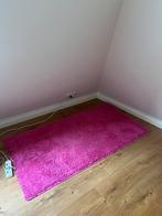 Vloerkleed, speelkleed, vloerloper roze/fuchsia, Ophalen, 100 tot 150 cm, 50 tot 100 cm, Zo goed als nieuw