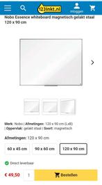 Nobo whiteboard essence 90 x 120, Ophalen, Whiteboard