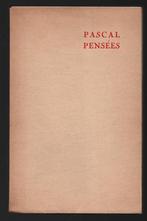 (Blaise) Pascal ~ Pensées ~ Paris ~ 1936, Boeken, Verzenden, Zo goed als nieuw, Non-fictie