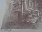 Litho “Veere in verval”, Stadhuis van Veere Co de Voogd 1980, Antiek en Kunst, Verzenden