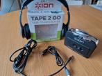 ION Tape 2 Go - USB Cassette naar MP3, Walkman + headset, Ophalen of Verzenden, Walkman