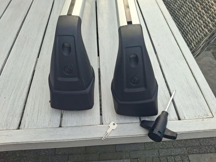Dakdragers voor Volkswagen Golf 7 of 7.5 (orgineel), Auto diversen, Dakdragers, Zo goed als nieuw, Ophalen