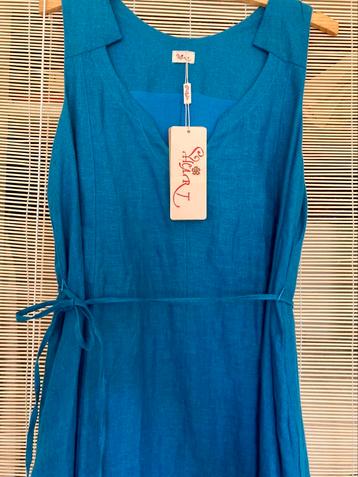 Linnen jurk, HeART, M, blue, nieuw met kaartje beschikbaar voor biedingen