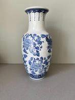 Vaas, Gebruikt, Blauw, Aardewerk of Porselein, Ophalen of Verzenden