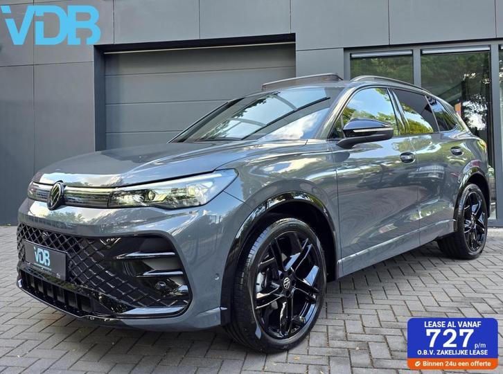 Volkswagen Tiguan 1.5 eTSI R-Line BLACKEDITION PANO VOL!, Auto's, Volkswagen, Bedrijf, Tiguan, 360° camera, ABS, Achteruitrijcamera