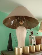 vintage tafellamp schelp, Ophalen of Verzenden, Zo goed als nieuw, Minder dan 50 cm