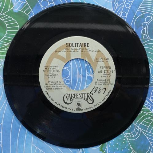 carpenters - soloitaire    (3), Cd's en Dvd's, Vinyl Singles, Single, 7 inch, Ophalen of Verzenden