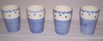 4 mooie vintage Villeroy & Boch Mettlach bekers. Izgs., Huis en Inrichting, Keuken | Servies, Nieuw, Ophalen of Verzenden, Kop(pen) en/of Schotel(s)