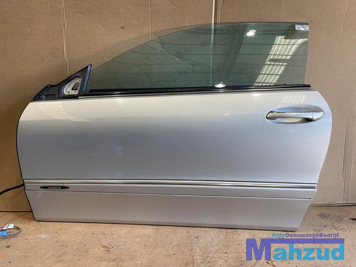 MERCEDES CLK W209 GRIJS 744 links linker deur portier, Auto-onderdelen, Carrosserie en Plaatwerk, Deur, Mercedes-Benz, Gebruikt