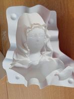 Gietmal gips hoofd Maria, Ophalen, Gebruikt