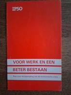 Voor werk en een beter bestaan. Plan voor de bestrijding, Ophalen of Verzenden, Maatschappij en Samenleving, Nederland