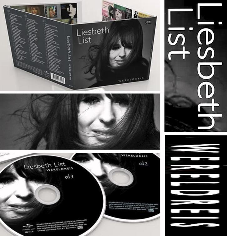 cd Liesbeth List - Wereldreis - 3 +++ cd set - nieuw - 16,95, Cd's en Dvd's, Cd's | Pop, Zo goed als nieuw, 2000 tot heden, Ophalen of Verzenden