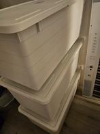 5x SOKKERBIT Opbergbak met deksel en GRATIS wieltjes, Ophalen, Minder dan 50 cm, Gebruikt, 50 tot 100 cm