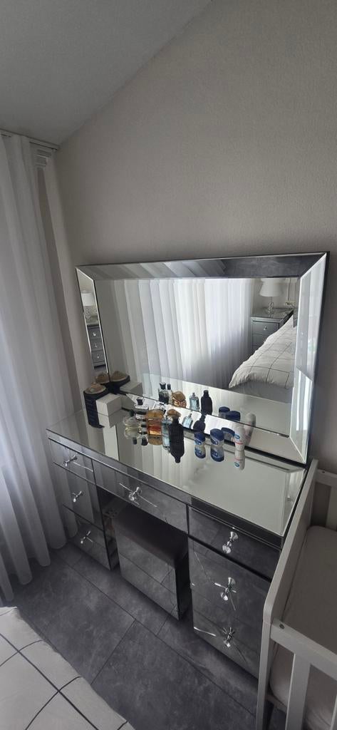 Makeup tafel met spiegel, Ophalen of Verzenden