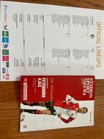 Programmaboekje + Teamsheet Feyenoord-Ajax, Verzamelen, Sportartikelen en Voetbal, Nieuw, Ophalen of Verzenden, Ajax