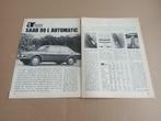 Test (uit oud tijdschrift) Saab 99 L Automatic (1972), Verzenden