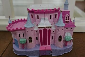 Vintage polly pocket kasteel- Cinderella- Muziek & Licht! beschikbaar voor biedingen