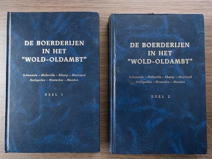 Boerderijen in het Wold Oldambt deel 1 & 2, Boeken, Streekboeken en Streekromans, Gelezen, Groningen, Ophalen of Verzenden