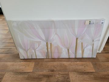 nieuw schilderij/canvas tulpen  beschikbaar voor biedingen
