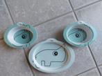 3x Done bydeer baby servies, melamine, als nieuw, Ophalen of Verzenden, Zo goed als nieuw, Overige typen