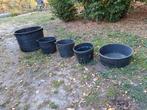 Gebruikte boomkuipen in goede staat, Tuin en Terras, Bloembakken en Plantenbakken, Tuin, Kunststof, Gebruikt, Minder dan 30 cm