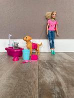 Barbie met honden en een extra kledingset., Gebruikt, Ophalen of Verzenden, Barbie