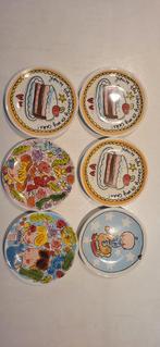 Blond Amsterdam Thee Tipjes - Set van 6, Huis en Inrichting, Ophalen, Rond, Riet