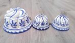 vintage blauw wit delfts keuken decor, 3 stuk, Antiek en Kunst, Antiek | Porselein, Ophalen of Verzenden
