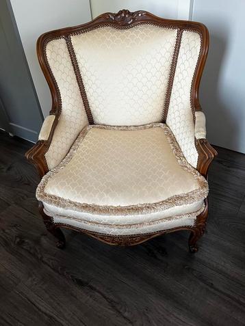 Antiek, jaren ‘20, jaren ‘30, vintage fauteuil gerenoveerd beschikbaar voor biedingen