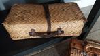 Vintage Rieten Valies/Koffertje, Ophalen of Verzenden