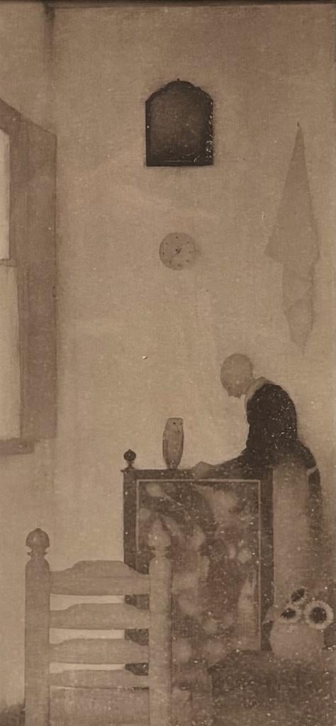 50. Heliogravure, J. Mankes - "Moeder in kamer", 1923