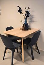 Ikea Lisabo tafel met 3 stoelen, Huis en Inrichting, Tafels | Eettafels, Ophalen, Kunststof, 50 tot 100 cm, 50 tot 100 cm