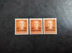3 Watersnood zegels 1953 Ongebruikt, Postzegels en Munten, Ophalen of Verzenden, Na 1940