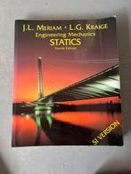 Engineering mechanics Statics 4th edition, Boeken, Ophalen of Verzenden, J. Meriam L. Kraige, Zo goed als nieuw