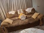 Mooi bruin bank te koop, Ophalen of Verzenden, Zo goed als nieuw