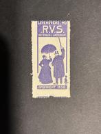 Sluitzegel RVS levensverzekering, Verzenden, T/m 1940, Postfris