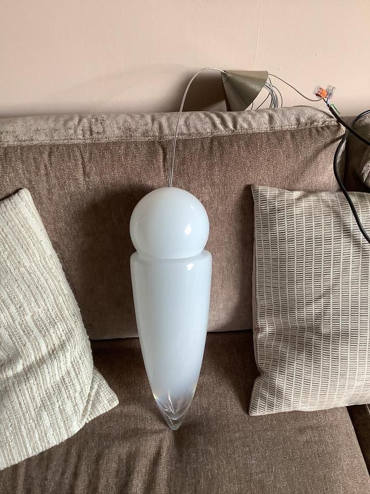 Leucos goccia S2 murano glazen design hanglamp, Huis en Inrichting, Lampen | Hanglampen, Zo goed als nieuw, Minder dan 50 cm, Ophalen