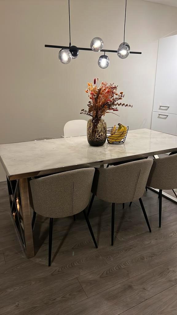 Richmond levanto eettafel en salontafel, Huis en Inrichting, Tafels | Eettafels, Zo goed als nieuw, 50 tot 100 cm, Vijf personen of meer