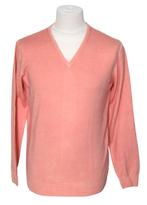 NIEUWE KNIT SOCIETY gebreide v-neck trui, NAPOLI roze, Mt. L, Nieuw, Maat 52/54 (L), Roze, Knit Society