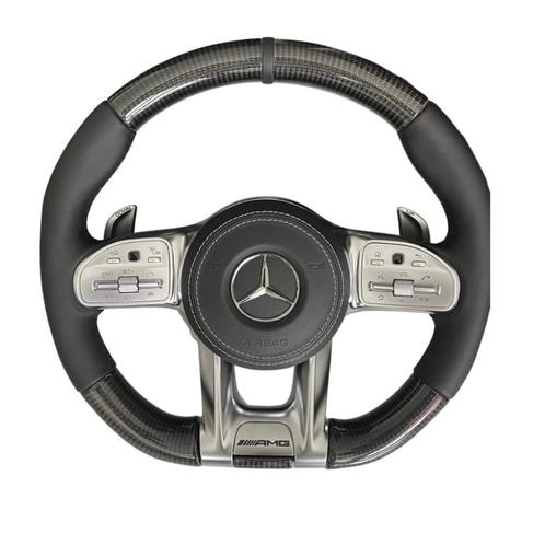Mercedes AMG sport stuur, leder / carbon, Auto-onderdelen, Besturing, Mercedes-Benz, Nieuw, Ophalen of Verzenden