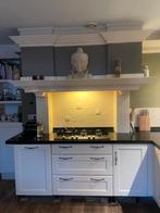 Landelijke Keukenschouw | ATAG 5-pits(wok) & Itho Afzuigunit, Ophalen, Gebruikt, 200 cm of meer, 50 tot 100 cm