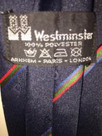 PTT Post stropdas, Westminster. (2B22), Tweedehands verkoop, Tweedehands verkoop, Blauw, Ophalen of Verzenden