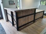 Unieke toonbank, winkelbalie van steigerhout met staal, Huis en Inrichting, Kasten | Overige, Ophalen, Nieuw