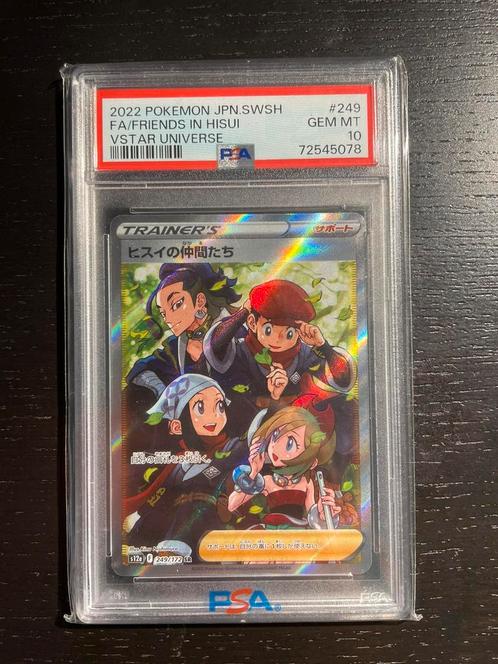 Pokemon Friends in Hisui Psa 10, Hobby en Vrije tijd, Verzamelkaartspellen | Pokémon, Zo goed als nieuw, Ophalen of Verzenden