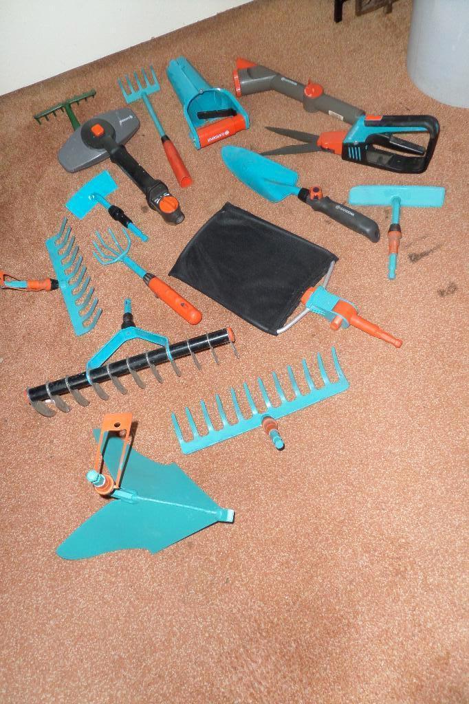 Gardena combisystem - 16 delig, Tuin en Terras, Hand-tuingereedschap, Zo goed als nieuw, Schoffel, Ophalen