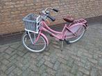 Roze meisjesfiets met mand 24 inch, Gebruikt, Onbekend, Ophalen of Verzenden, Handrem