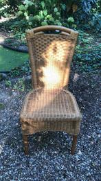Vier rieten stoelen gratis, Huis en Inrichting, Ophalen, Gebruikt, Bruin, Vier
