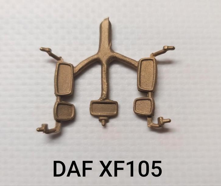 DAF XF105 spiegelset (messing), Hobby en Vrije tijd, Modelauto's | 1:50, Nieuw, Bus of Vrachtwagen, Ophalen of Verzenden
