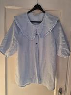 Blouse lichtblauwe/wit streepje van Moves maat 42. Heeft gro, Kleding | Dames, Wit, Maat 42/44 (L), Moves, Ophalen of Verzenden